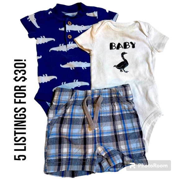 Carter's Other - Baby boy 0-3 month matching outfit set